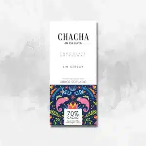Chocolate Chacha 70% con Arroz Soplado