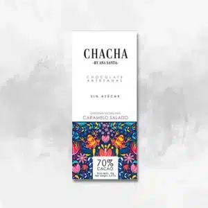 Chocolate Chacha 70% con Caramelo Salado