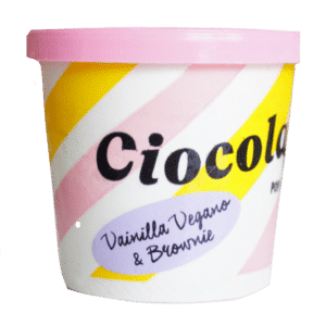 Helado Vegano de Vainilla y Brownie de Ciocolatto 90g