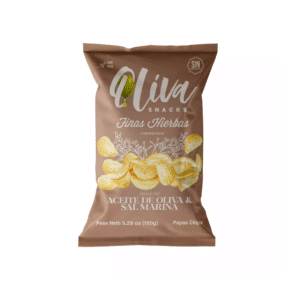 Chips de Papas Finas Hierbas de Oliva Snacks 30g