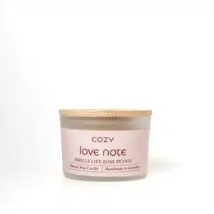 Vela Artesanal Love Note 4oz - COZY