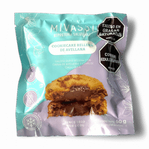 Galleta Cookiecake Rellena De Avellana 60gr Mivassi